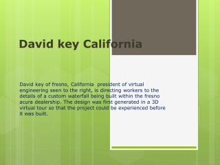 david key california describes the types and uses of transfo