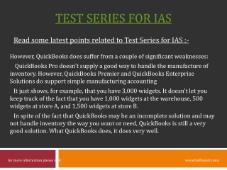 Get Online Test Series for IAS Exam at halfmantr