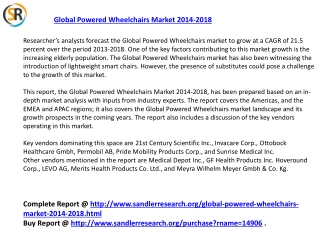 Global Powered Wheelchairs Market 2014 -2018 Research Report