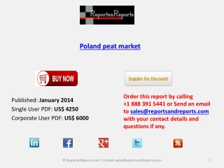 Poland peat market Forecasts