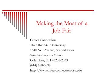 Making the Most of a Job Fair