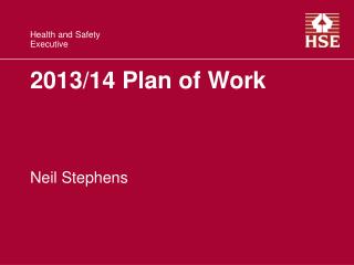 2013/14 Plan of Work