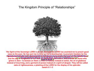 The Kingdom Principle of “Relationships”