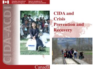 CIDA and Crisis Prevention and Recovery