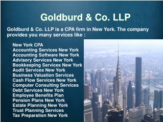 Business Valuation Services New York