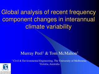 Global analysis of recent frequency component changes in interannual climate variability