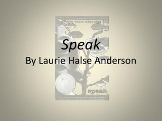 speak by laurie halse anderson audiobook