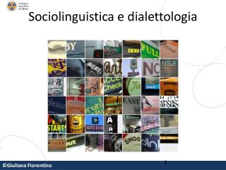 Sociolinguistica e dialettologia
