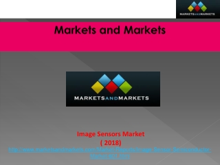 Image Sensors Market worth $10.75 Billion - 2018