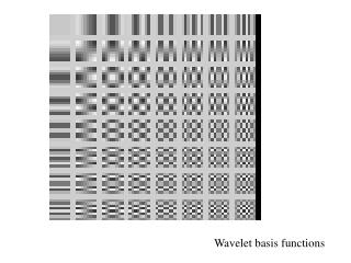 Wavelet basis functions