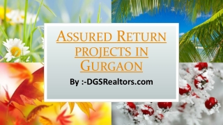 Assured Return projects in Gurgaon