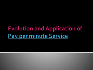 pay per minute service