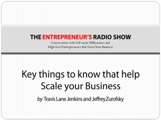 Key things to know that help scale your business