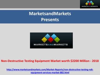 Non-Destructive Testing Equipment Market worth $2200 Million