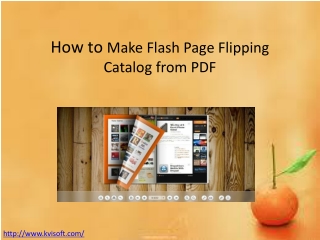 How to Convert PDF to Flash Catalog with Page Turn