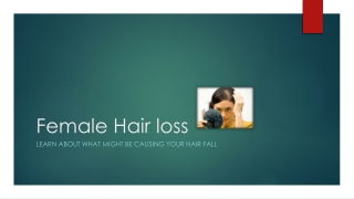 Female Hair loss