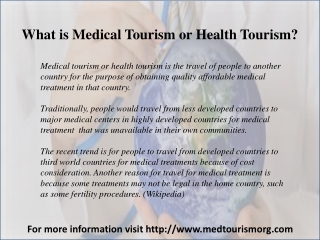 Top 5 - Most Popular Medical Tourism Destinations