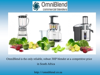 Accessorize Your Kitchen with 3hp Blender and Make Your Kitc