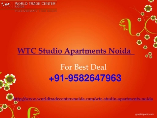WTC Studio Apartments Noida
