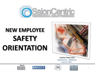 PPT - New Employee Safety Orientation PowerPoint Presentation - ID:5478285