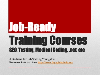 Medical Coding Training in Hyderabad, SEO Training
