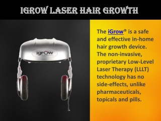 iGrow Laser Hair Growth - Best Hair Regrowth Treatment