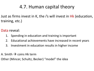 PPT - HUMAN CAPITAL: THEORY AND PRACTICE PowerPoint Presentation - ID ...