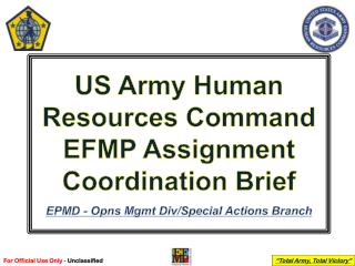 PPT - U.S. ARMY HUMAN RESOURCES COMMAND PowerPoint Presentation - ID ...