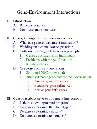 PPT - Epistatic Gene Interactions PowerPoint Presentation - ID:306377