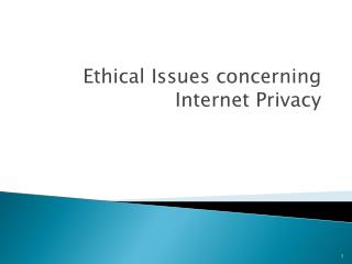 PPT - Security, Privacy, And Ethical Issues In Information Systems And ...