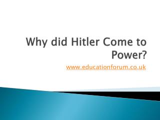 why did hitler become chancellor january 1933 why did hitler become chancellor january 1933