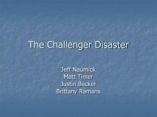 challenger disaster case study engineering ethics The space shuttle challenger disaster challenger also presented a case study in we will examine at least two aspects of this case: the ethics of. challenger disaster case study engineering ethics The space shuttle challenger disaster challenger also presented a case study in we will examine at least two aspects of this case: the ethics of.