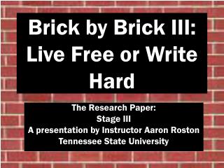 Live help writing a research paper