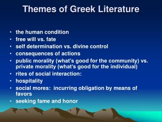 Themes In Ancient Greek Literature | ppt common themes in canadian literature powerpoint Themes In Ancient Greek Literature | ppt common themes in canadian literature powerpoint