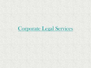 Corporate Legal Services in Hyderabad