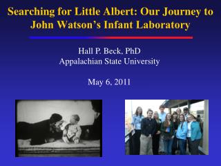 PPT - John B. Watson Behaviorism: Little Albert PowerPoint Presentation ...