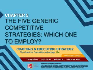 Five generic competitive strategy options