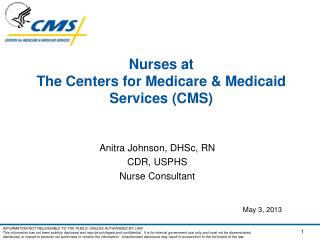 PPT - Centers For Medicare Medicaid Services CMS Progress Toward ...