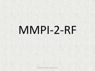 mmpi-2 reading level