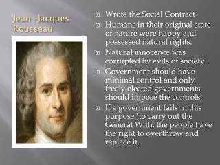 Human Nature By Jean Jacques Rousseau And