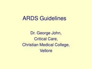 Role of corticosteroids in the management of acute respiratory distress syndrome
