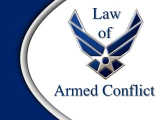 article II conflict law of armed conflict