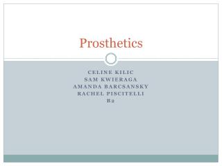 PPT - Advances In Prosthetics And Orthotics PowerPoint Presentation ...