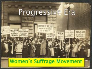 women s suffrage during the progressive era Unit ii: women during the progressive era kenedra coney his 204 professor owens may 29, 2011 unit ii: women in the progressive era during the decades between 1890s and 1920s there was a new age of reform there was so much reform activity that historians called this era the progressive era. women s suffrage during the progressive era Unit ii: women during the progressive era kenedra coney his 204 professor owens may 29, 2011 unit ii: women in the progressive era during the decades between 1890s and 1920s there was a new age of reform there was so much reform activity that historians called this era the progressive era.