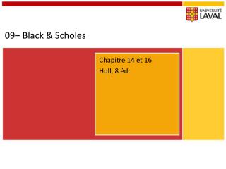 Chapter 13 valuing stock options the black-scholes-merton model