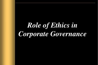 corporate governance the role of Corporate governance 5 the role of shareholders i background 51 60% of shares in listed uk companies are held by uk institutions - pcnsion funds, insurance companies, unit and investmrnt trusts. corporate governance the role of Corporate governance 5 the role of shareholders i background 51 60% of shares in listed uk companies are held by uk institutions - pcnsion funds, insurance companies, unit and investmrnt trusts.