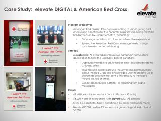 Case study american red cross