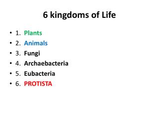 Ppt - Introduction To The Kingdoms Of Life Powerpoint Presentation - Id 