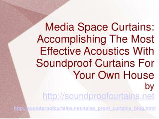 Noise Curtains For Media Rooms