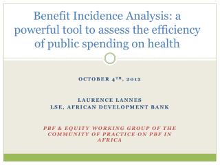 economic incidence laurence